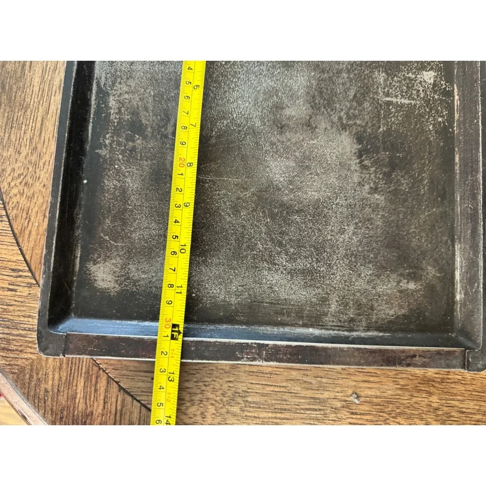 Vintage General Electric Griddle Stovetop Pan Rectangular Heat Ring Marked 2